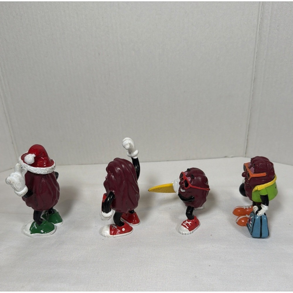 Vintage California Raisins PVC Figure Lot Holiday‎ Vacation Sunglasses Applause - Picture 4 of 8